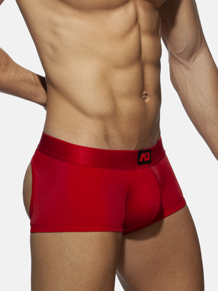 Addicted Adf93 Bottomless Fetish Trunk Red