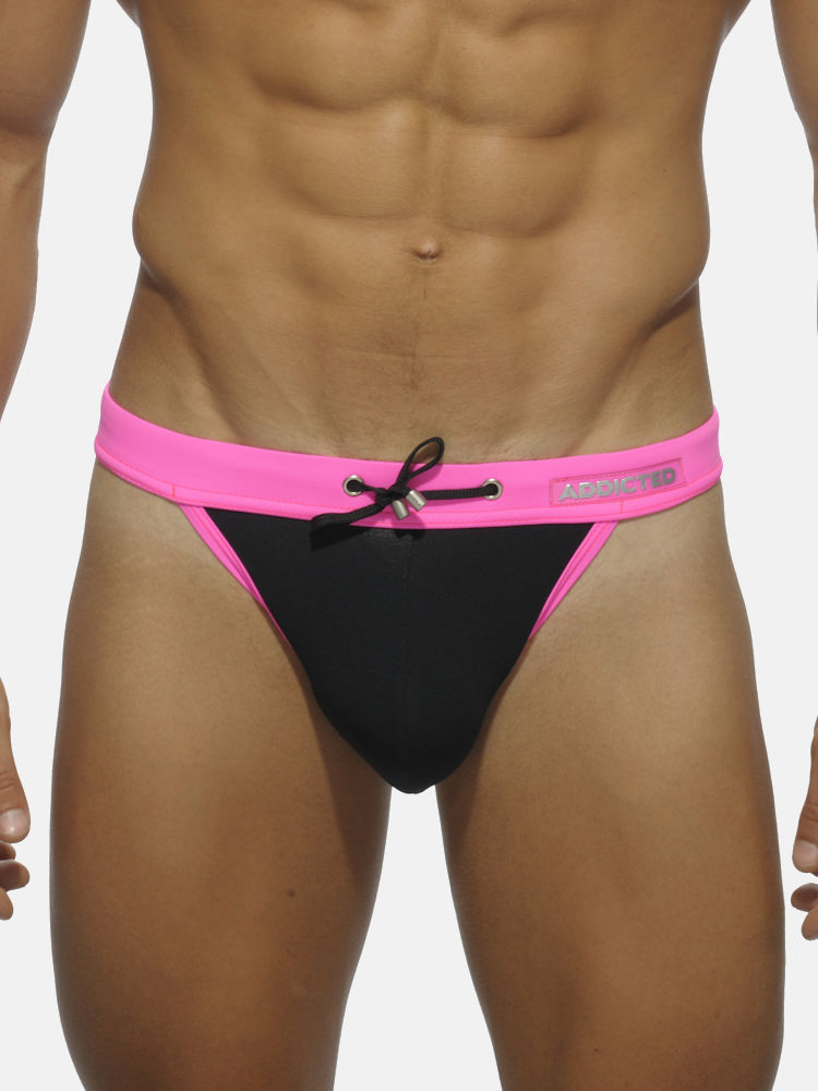 Addicted Cotton Bikini Brief AD985 Black Mens Underwear