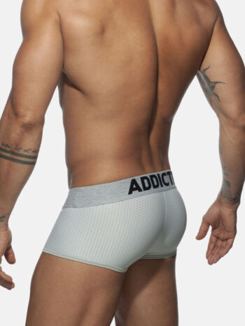 Addicted Ad806 Push Up Mesh Trunk Silver C21