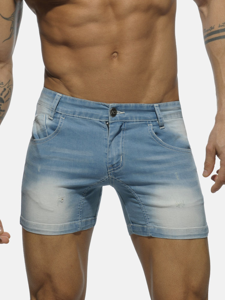 Addicted Ad530 Short Jeans Blue Jeans C500 2