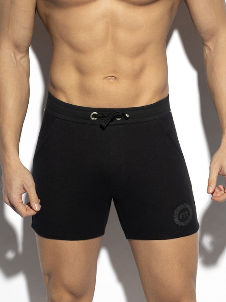 Es Collection Sp210 Fit Tape Sport Short Black C10 4