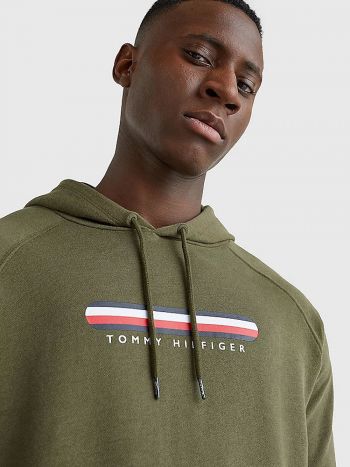 Tommy Hilfiger Seacell Hoodie Oh Um02385 Rbn Army Green 2