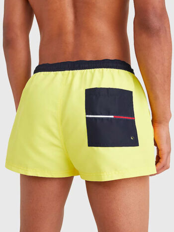 Tommy Hilfiger Short Drawstring Swim Shorts Um024981 ZIK Magnetic Yellow 3