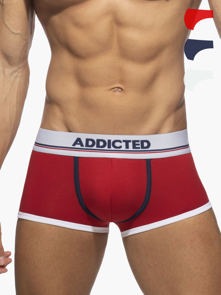 Addicted Ad1009P Tommy 3 Pack Trunk Red Navy White 1