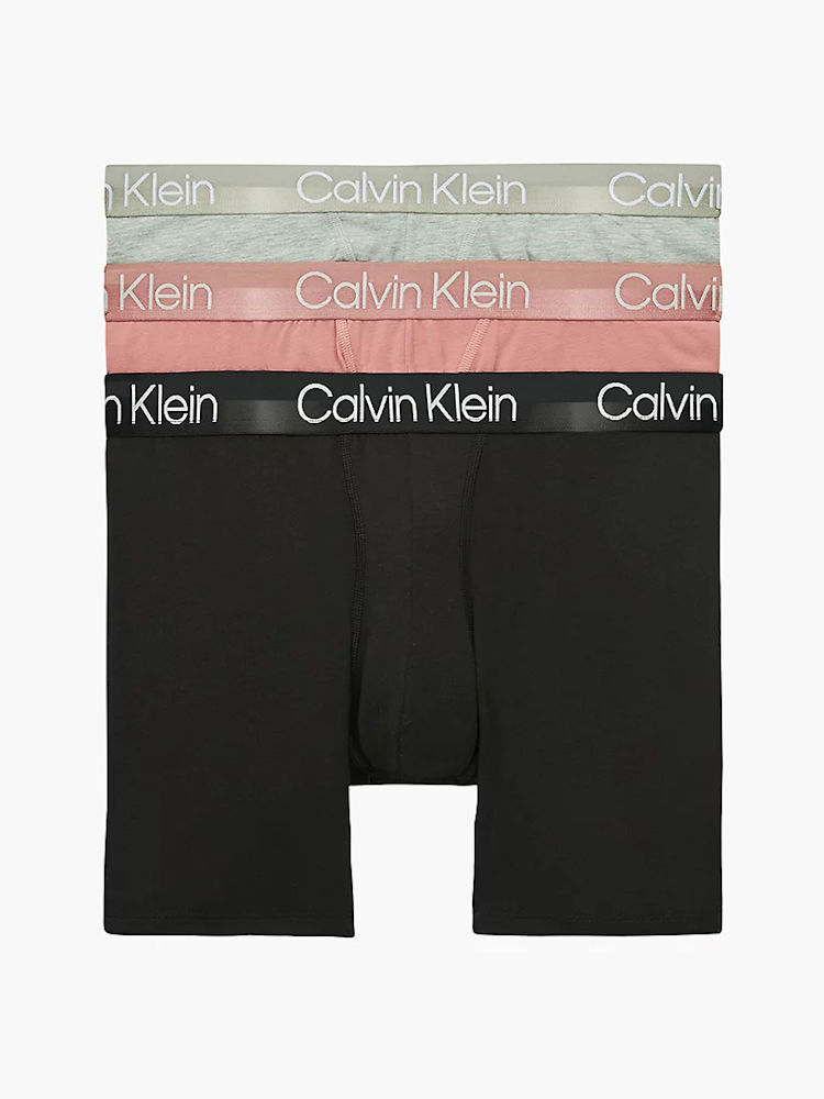 Calvin Klein Boxer Briefs 3 Pack Nb2971a 1rm Black Grey Grape 1