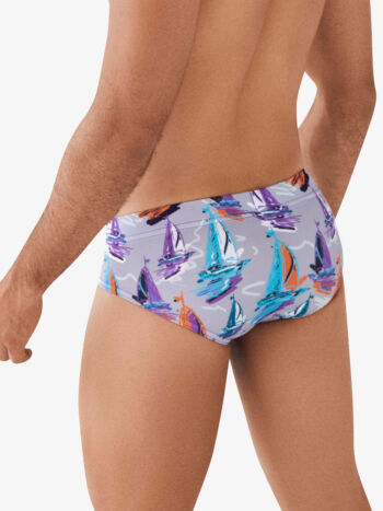 Clever Underwear Taino Swimsuit Brief 0811 Grey 2