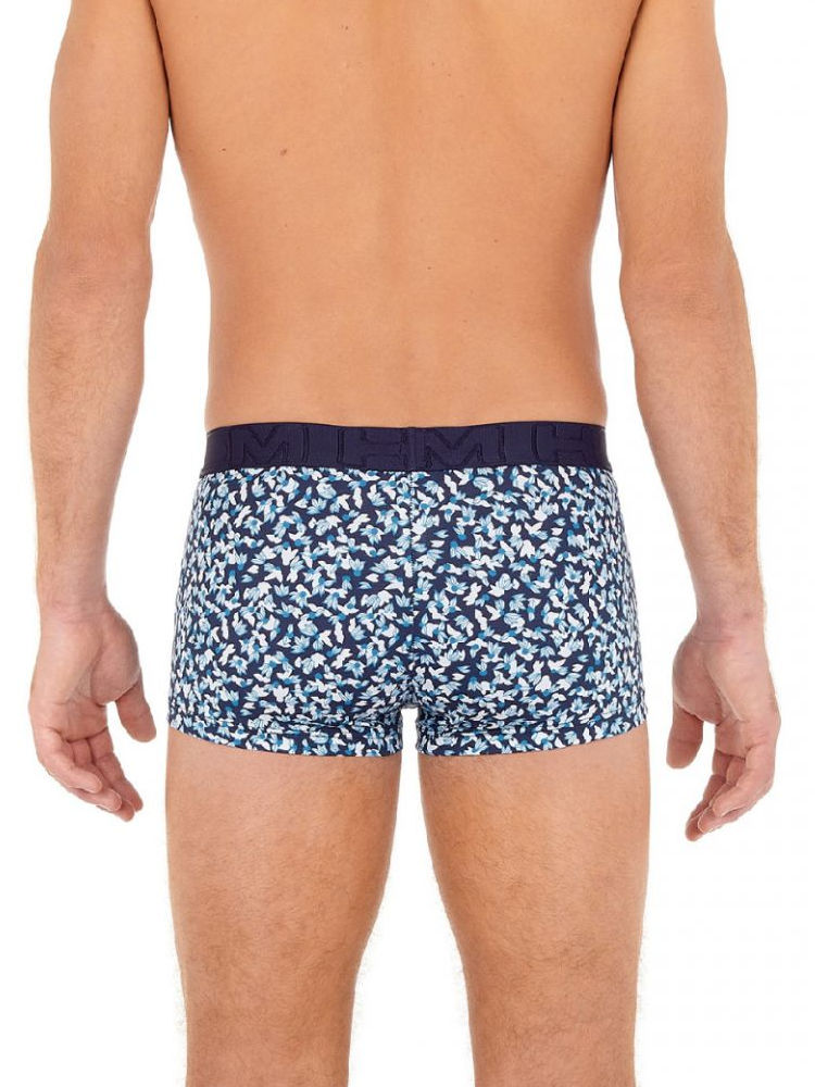 Hom Ho1 Boxers 2 Pack 405764 Blue Flower Navy Blue Print 2