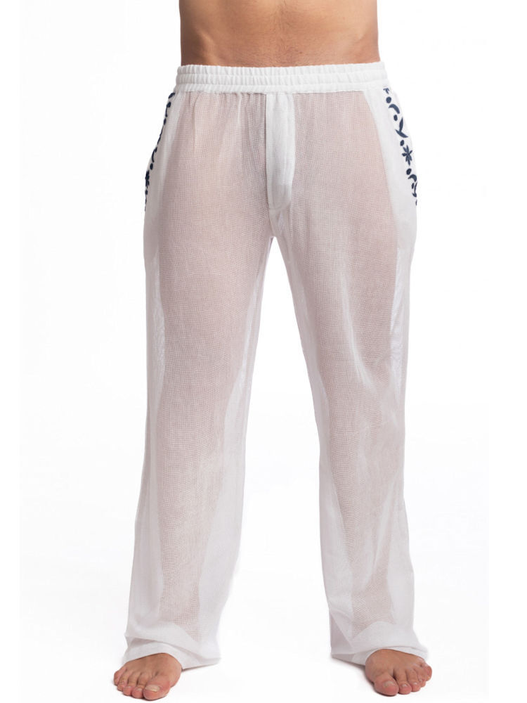 Lhomme Invisible Santorini Trousers Hw144 San 002 White 4
