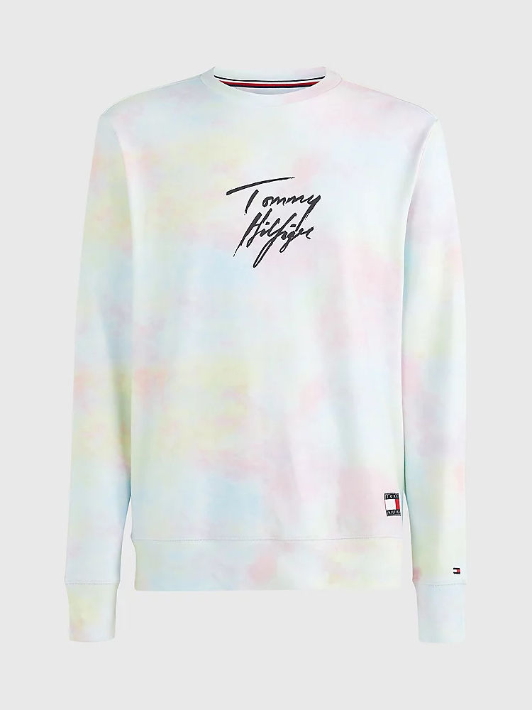 Tommy Hilfiger Sweatshirt Tommy 85 Pastel Um02590 0l5 Cloudy Haze 1