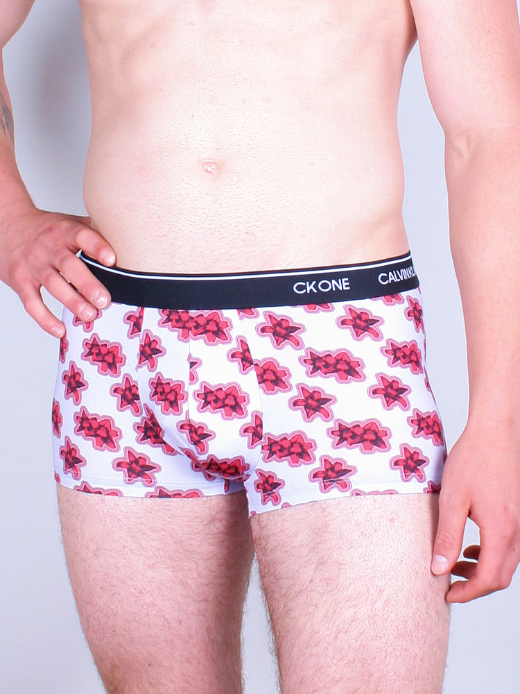 Calvin Klein Low Rise Trunk Ck One Microfiber Nb 2225a V3y Lily Print 2