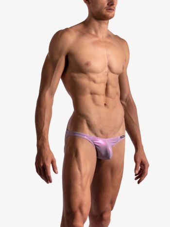 Manstore M2198 Low Rise Brief 211911 White Pink 3