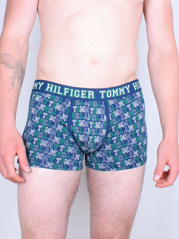 Tommy Hilfiger Cotton Trunk Um02339 0gh League Logo 1