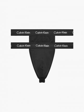 Calvin Klein 2 Pack Thongs Men Black Nb2208a 001 1