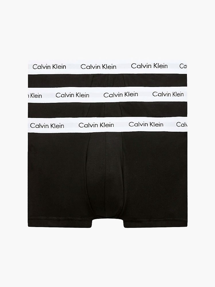 Calvin Klein 3 Pack Low Rise Trunk U2664 001 Black 1