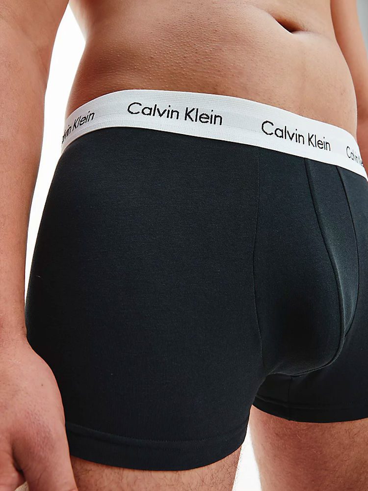 Calvin Klein 3 Pack Low Rise Trunk U2664 001 Black 4