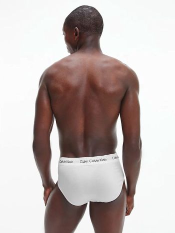 Calvin Klein Hip Brief 3 Pack Cotton Stretch U2661g 100 White 2