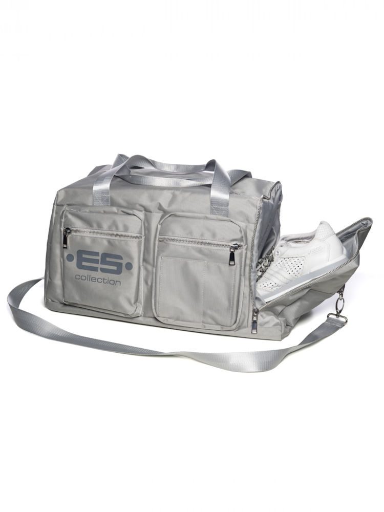 Es Collection Ac180 Overnight Bag Heather Grey C11 2