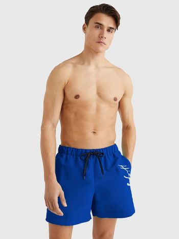 Tommy Hilfiger Medium Drawstring Swim Shorts Um02299 C66 Ultra Blue 3