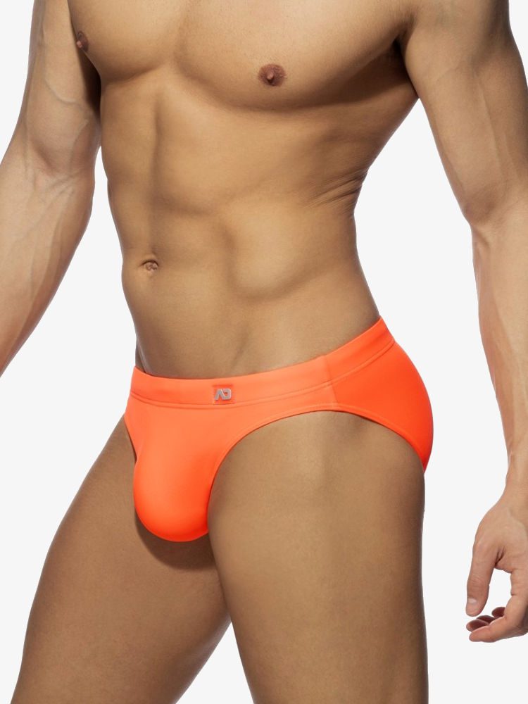 Addicted Ads284 Neon Swim Bikini Brief Neon Orange C33 1