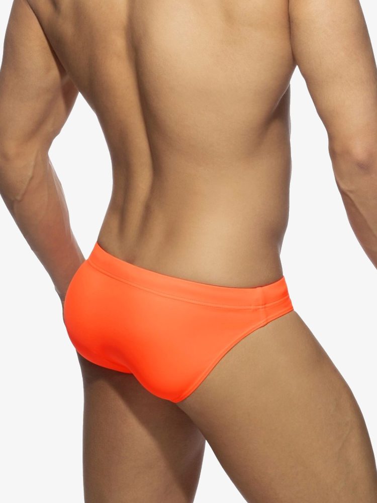 Addicted Ads284 Neon Swim Bikini Brief Neon Orange C33 2