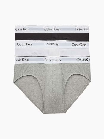 Calvin Klein 3 Pack Hip Brief Nb2379a Mpi Black White Grey 1