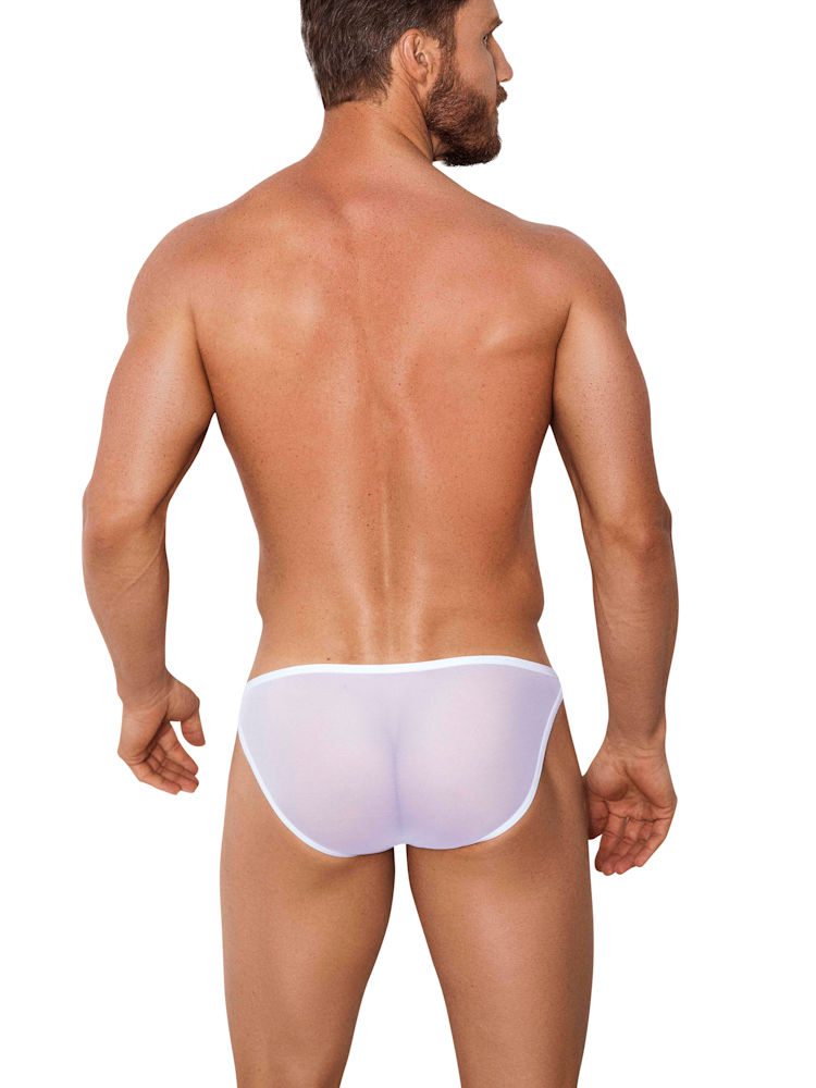 Clever Underwear Shine Piping Brief White 0892 3