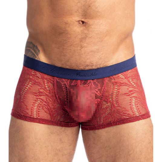 Lhomme Invisible Red Dahlia Hipster Push Up MY39 1