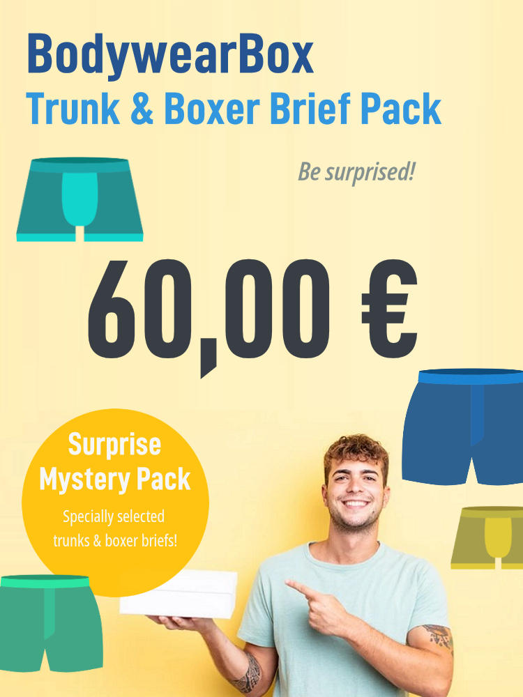 BodywearBox Trunk Boxer Brief Pack Mystery Box