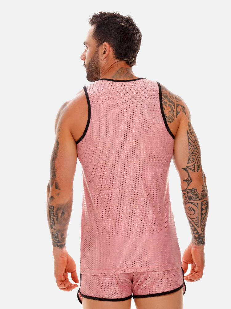 Jor Activewear 1637 Electro Tank Top Pink 3