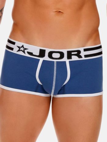 Jor Underwear 1612 Varsity Boxer Blue