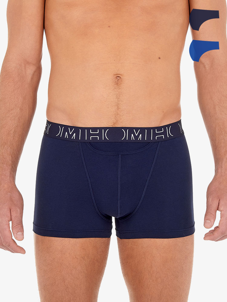 Hom Boxerlines #2 Ho1 Boxers 400405 Navy Bright Blue 1