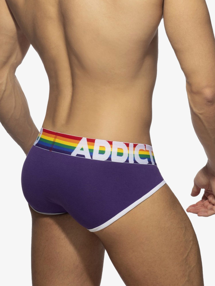 Addicted Ad1142P 6 Pack Rainbow Brief Mc 7