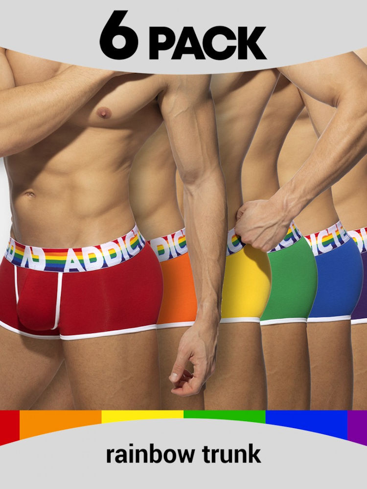 Addicted Ad1143P 6 Pack Rainbow Trunk Mc 1