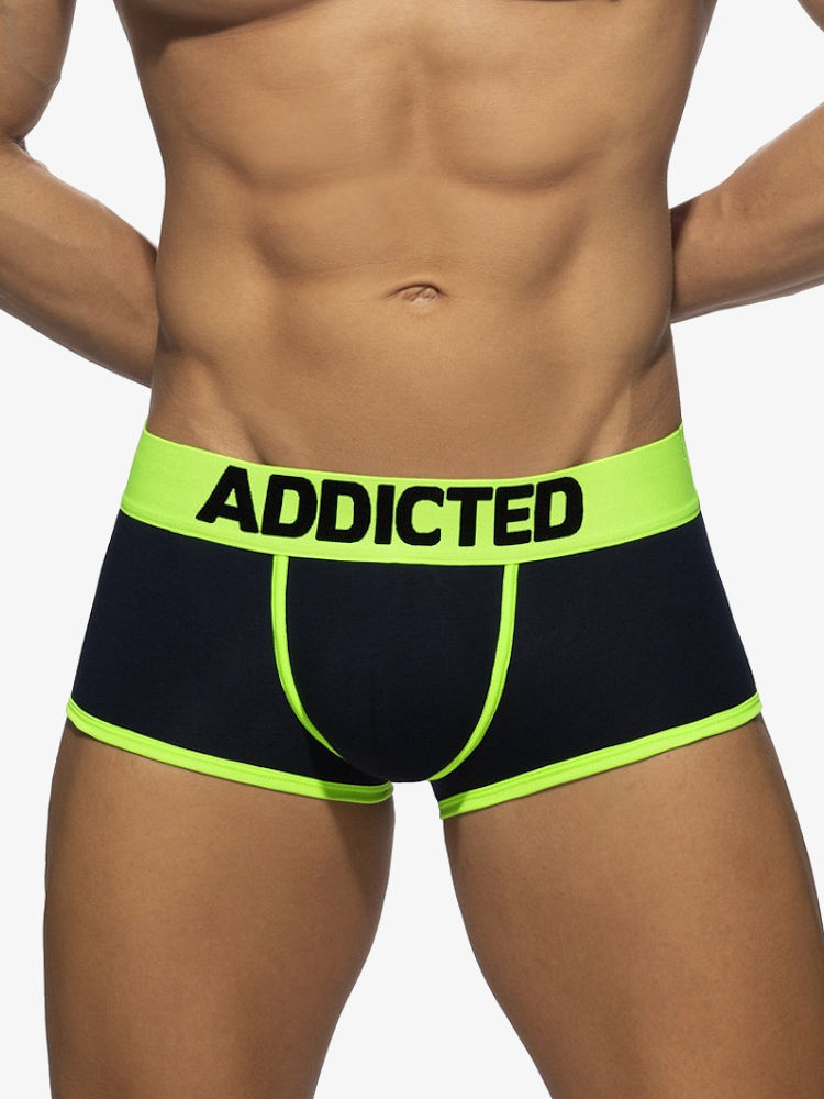 Addicted Ad2151 Nav Neon Cotton Trunk Green 1