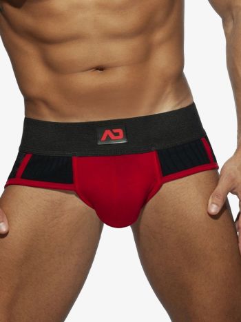 Addicted Ad783 Army Combi Brief Red 1