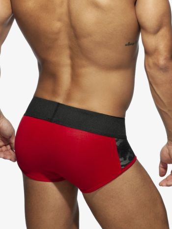 Addicted Ad783 Army Combi Brief Red 2