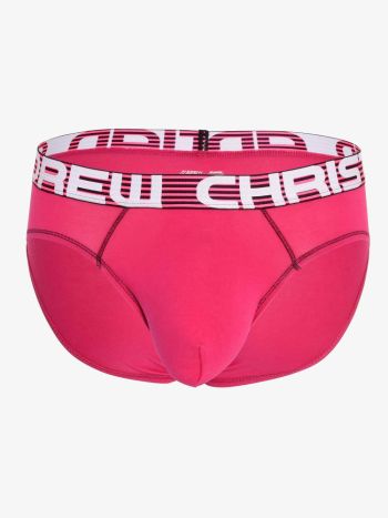 Andrew Christian 92584 Almost Naked Cotton Brief Heather Fuchsia 2