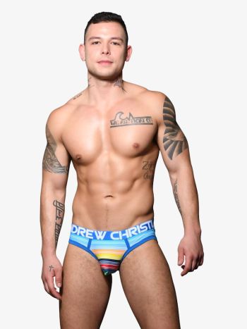 Andrew Christian 92660 Avalon Stripe Brief Almost Naked 1