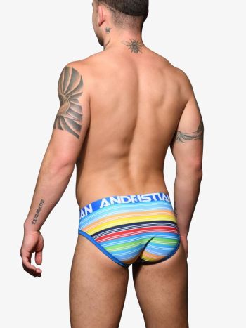 Andrew Christian 92660 Avalon Stripe Brief Almost Naked 3