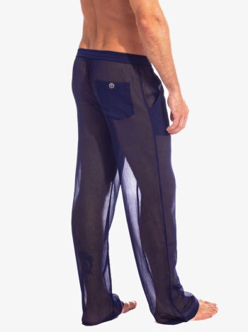 Lhomme Invisible Chantilly Pants Night Blue Hw144 2