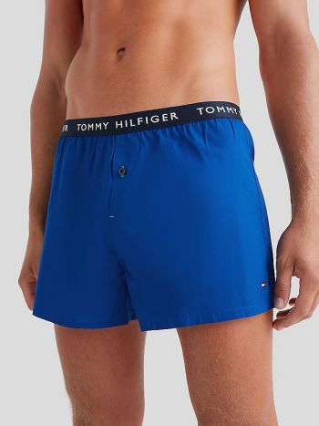 Tommy Hilfiger Woven Boxer Shorts Um02327 0uk Desert Sky 1
