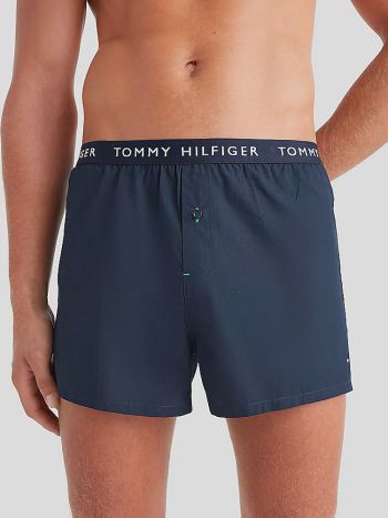 Tommy Hilfiger Woven Boxer Shorts Um02327 0uk Desert Sky 2