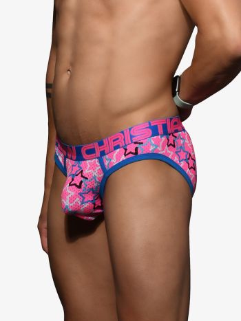 Andrew Christian 92429 Bright Stars Mesh Brief Almost Naked Mc 3