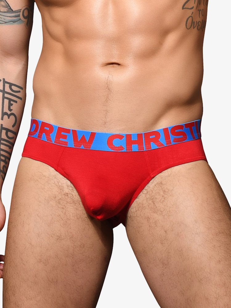 Andrew Christian 92624 Almost Naked Bamboo Brief Red 5