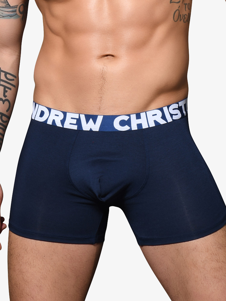 Andrew Christian 92625 Almost Naked Bamboo Boxer Navy 5