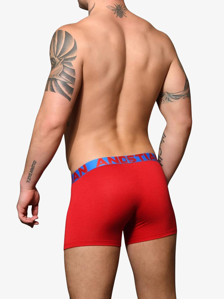 Andrew Christian 92625 Almost Naked Bamboo Boxer Red 3