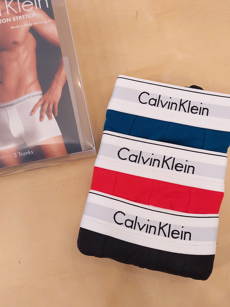 Calvin Klein 3 Pack Trunk Modern Cotton Nb2380a 6i7 Legion Blue 2