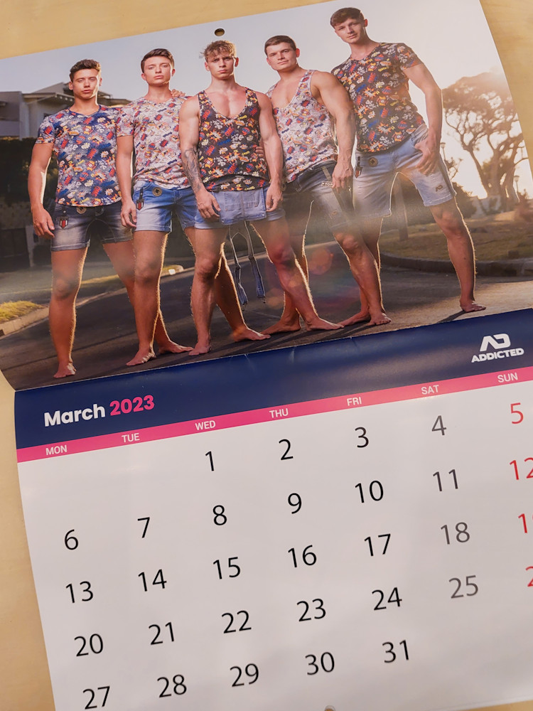 Addicted Ac190 Hotties Calendar 2023 4