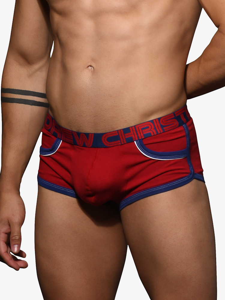 Andrew Christian 92665 Show It Retro Pop Boxer Red 3