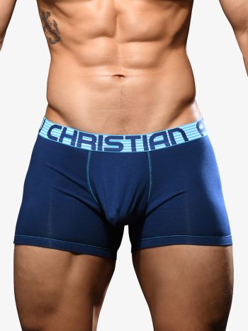 Andrew Christian 92585 Almost Naked Cotton Boxer Navy 1